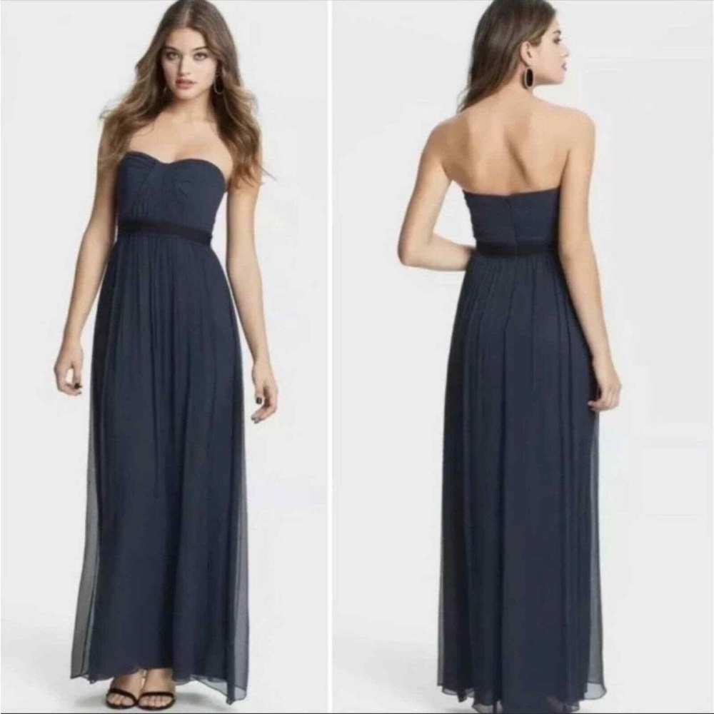 BCBG Maxazria Amber Strapless Long Dress - Picture 2 of 15